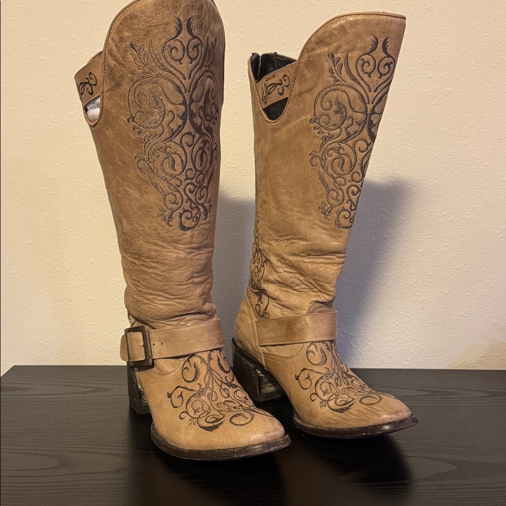 Old Gringo Tan Leather Boots
